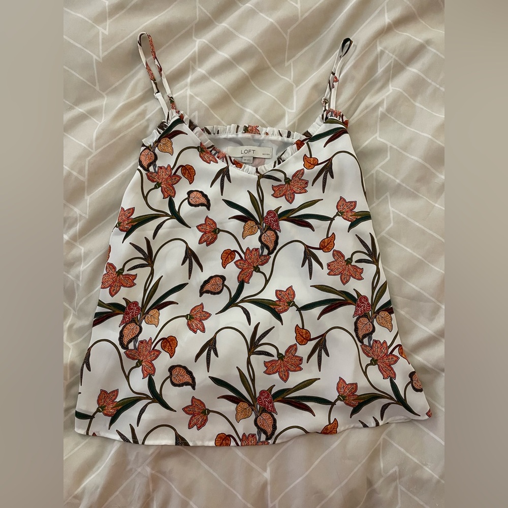Floral tank top